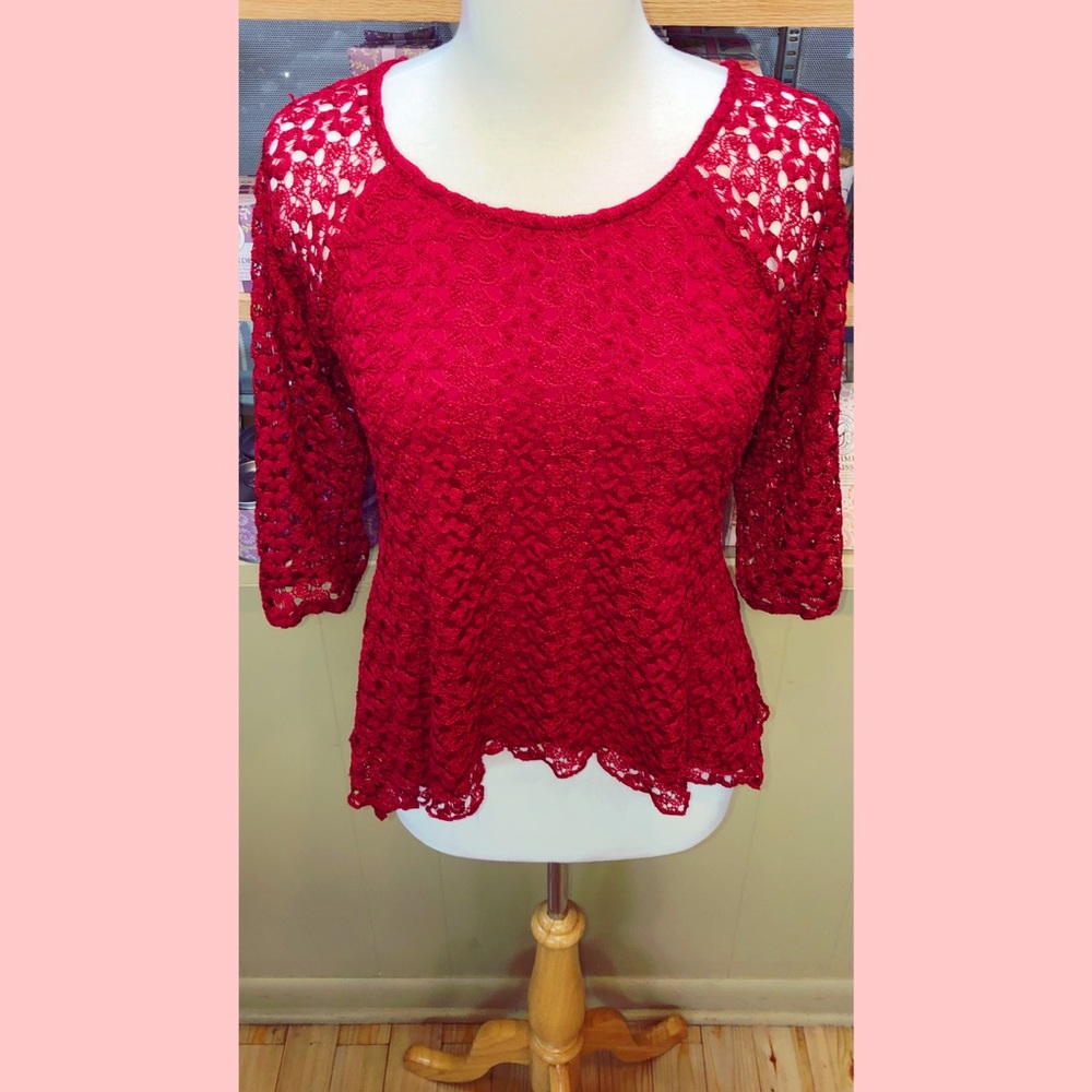 Red Dressy top